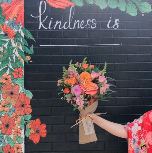 Be Kind campaign; Flowers for Dreams and Chicago Public Library foundation 