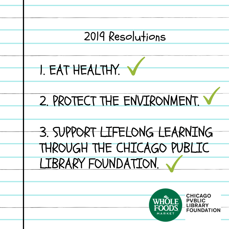 Chicago Public Library Foundation and Whole Foods